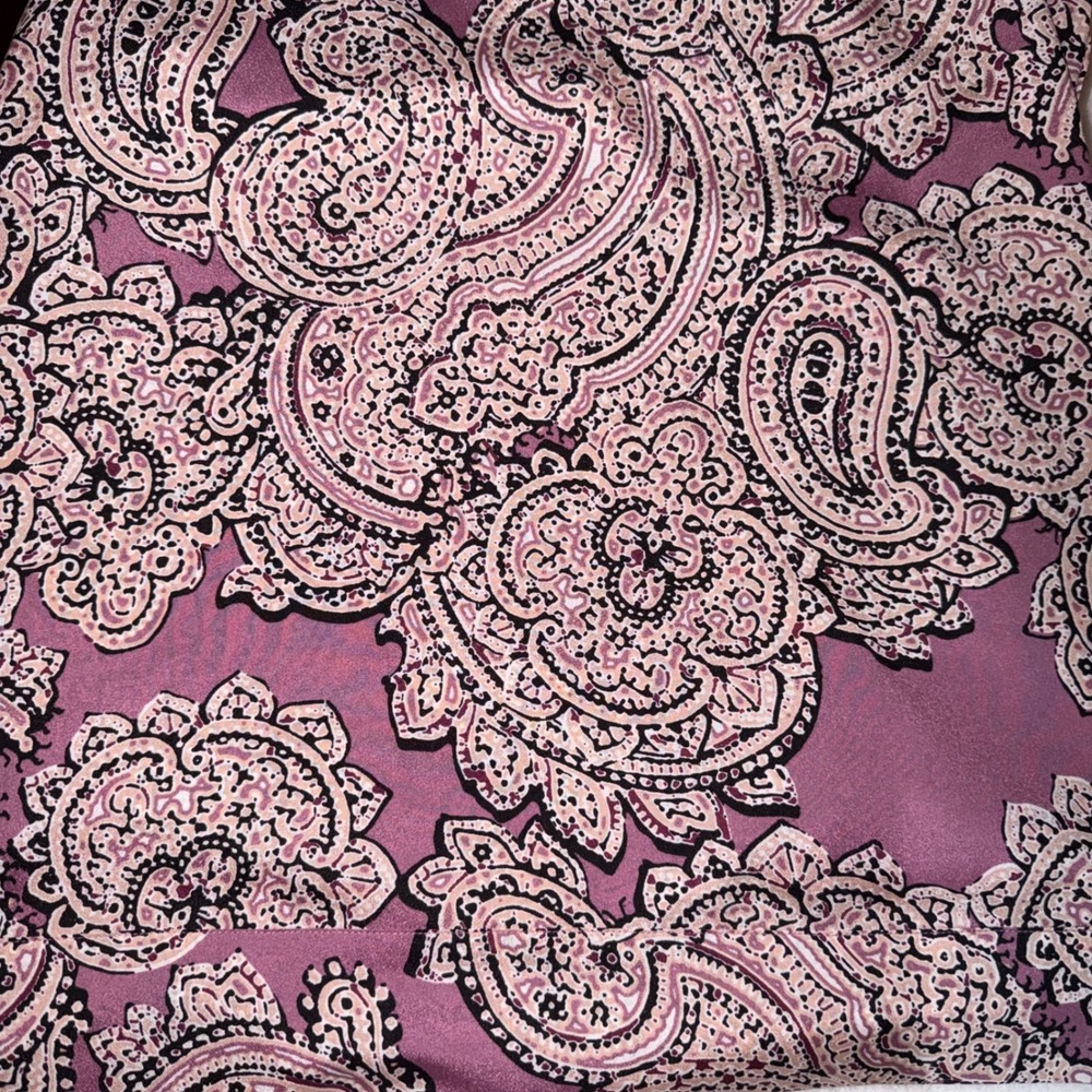 The Limited Pink Purple Paisley Sleeveless High-Low Shell Blouse Top Small NWT - Picture 7 of 8